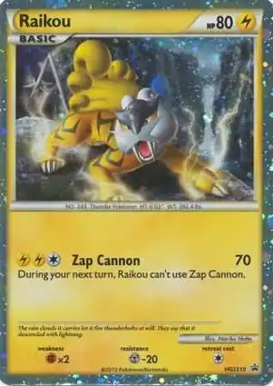 Raikou HGSS19 HeartGold & SoulSilver Promos