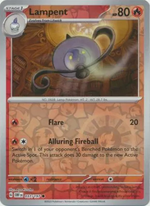Lampent 037/197 Obsidian Flames