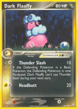 Dark Flaaffy 33/109 EX Team Rocket Returns