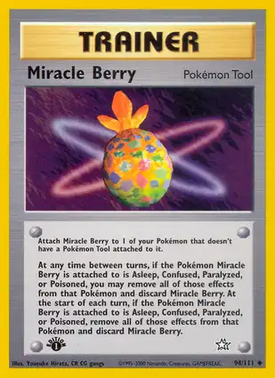 Miracle Berry 94/111 Neo Genesis 1st Edition