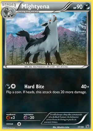 Mightyena 17/39 Kalos Starter Set