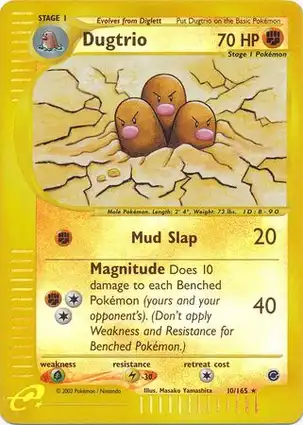 Dugtrio 10/165 Expedition Base Set