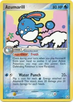 Azumarill 1/109 EX Team Rocket Returns