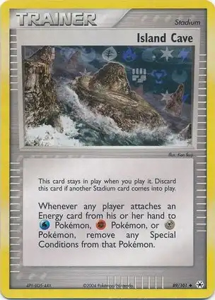 Island Cave 89/101 EX Hidden Legends