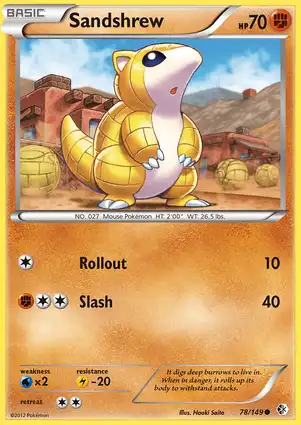 Sandshrew 78/149 Boundaries Crossed