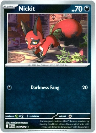 Nickit 089/132 Mega Evolution
