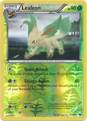 Leafeon 6/108 Dark Explorers