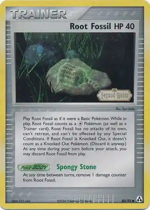 Root Fossil 80/92 EX Legend Maker