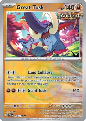 Great Tusk 055/131 Prismatic Evolutions