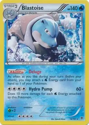 Blastoise 16/101 Plasma Blast