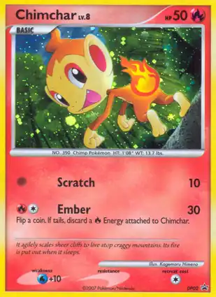 Chimchar DP02 Diamond & Pearl Promos
