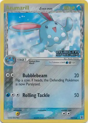 Azumarill 19/113 EX Delta Species