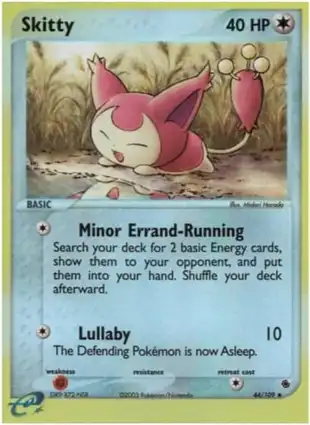 Skitty 44/109 EX Ruby & Sapphire