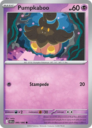 Pumpkaboo 040/086 Chaos Rising