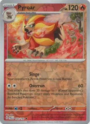 Pyroar 032/193 Paldea Evolved