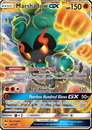 Marshadow-GX 80/147 Burning Shadows