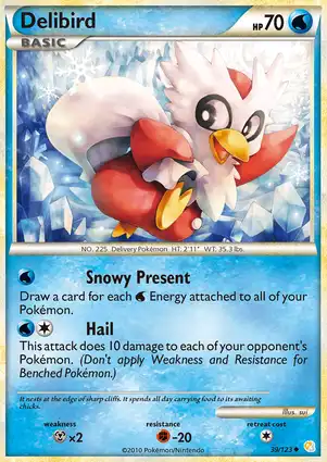 Delibird 39/123 HeartGold & SoulSilver