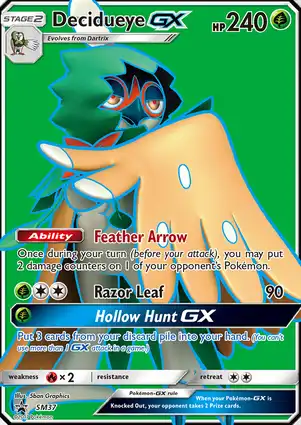 Decidueye GX SM37 Sun & Moon Promos
