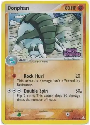 Donphan 40/110 EX Holon Phantoms