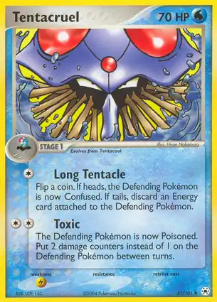 Tentacruel 51/101 EX Hidden Legends