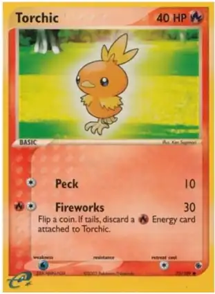 Torchic 73/109 EX Ruby & Sapphire