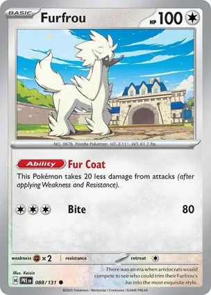 Furfrou 088/131 Prismatic Evolutions