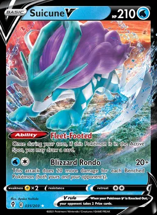 Suicune V 031/203 Evolving Skies