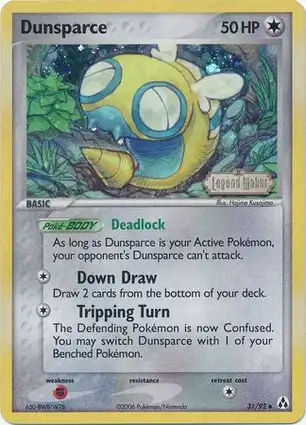 Dunsparce 31/92 EX Legend Maker