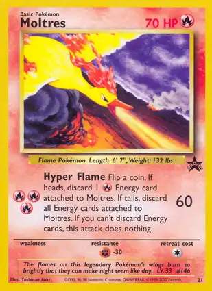 Moltres 21 Wizards of the Coast Promos