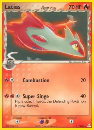 Latias 21/110 EX Holon Phantoms