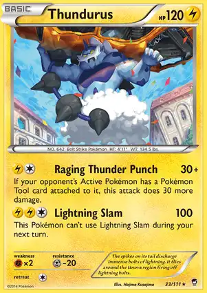 Thundurus 33/111 Furious Fists