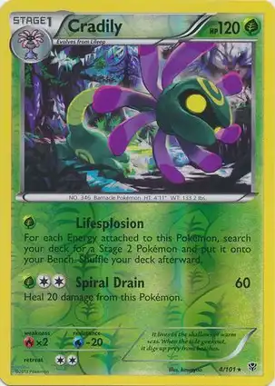 Cradily 4/101 Plasma Blast