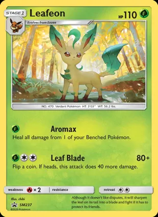 Leafeon SM237 Sun & Moon Promos