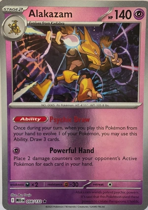 Alakazam 056/132 Mega Evolution