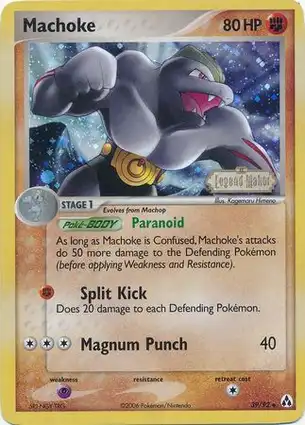 Machoke 39/92 EX Legend Maker