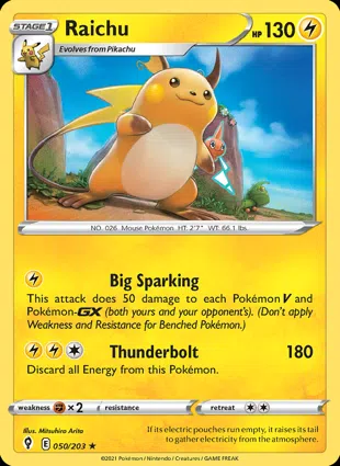 Raichu 050/203 Evolving Skies