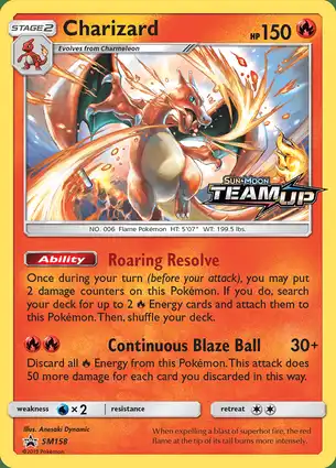 Charizard SM158 Sun & Moon Promos