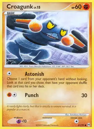 Croagunk 61/99 Arceus