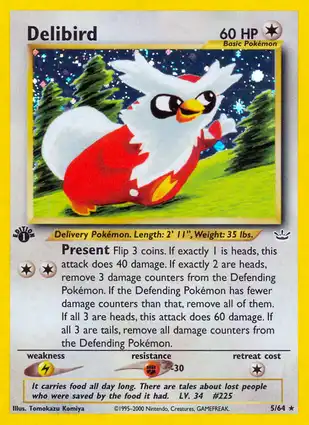 Delibird 5/64 Neo Revelation 1st Edition