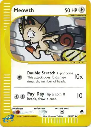 Meowth 121/165 Expedition Base Set