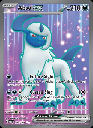 Absol ex 214/197 Obsidian Flames