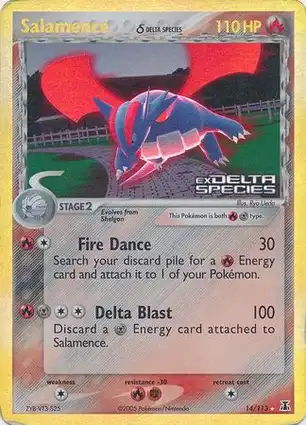 Salamence 14/113 EX Delta Species