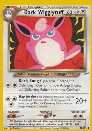 Dark Wigglytuff 40/105 Neo Destiny