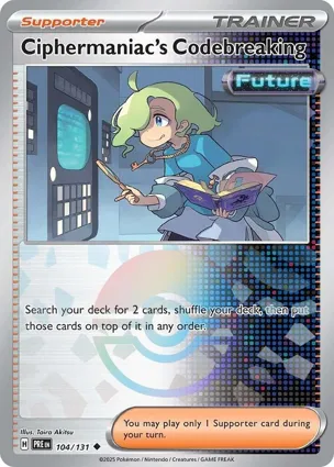 Ciphermaniac's Codebreaking 104/131 Prismatic Evolutions