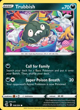 Trubbish 168/264 Fusion Strike