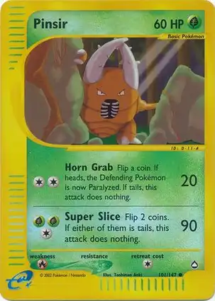 Pinsir 101/147 Aquapolis