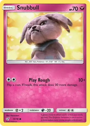 Snubbull 15/18 Detective Pikachu
