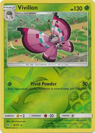 Vivillon 8/131 Forbidden Light