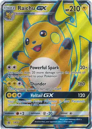 Raichu GX SM90 Sun & Moon Promos