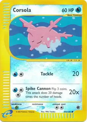 Corsola 102/165 Expedition Base Set